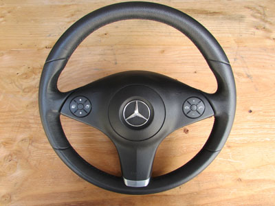 Mercedes R171 W203 Steering Wheel w/ Air Bag A2304602118 SLK280 SLK300 SLK350 SLK55 C230 C320 CLC230